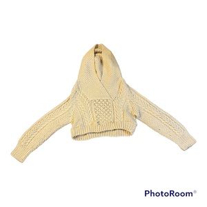 Urban Outfitters cropped knitted hoodie!